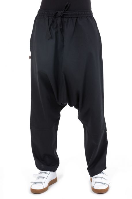 Sarouel long noir uni