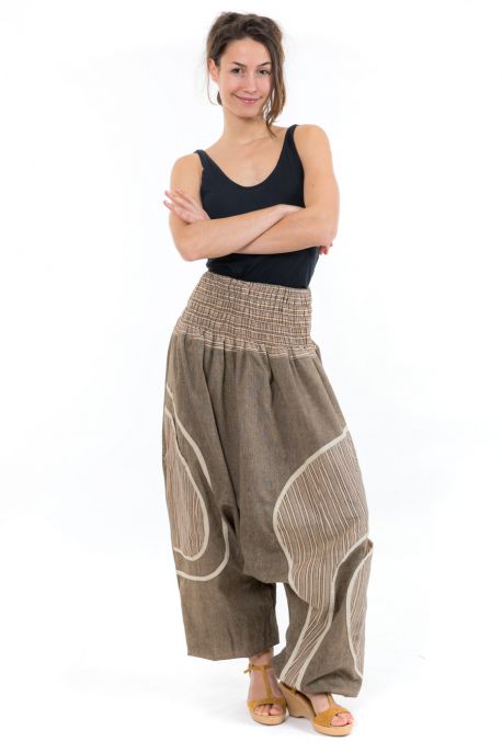 Sarouel élastique jecky brown 