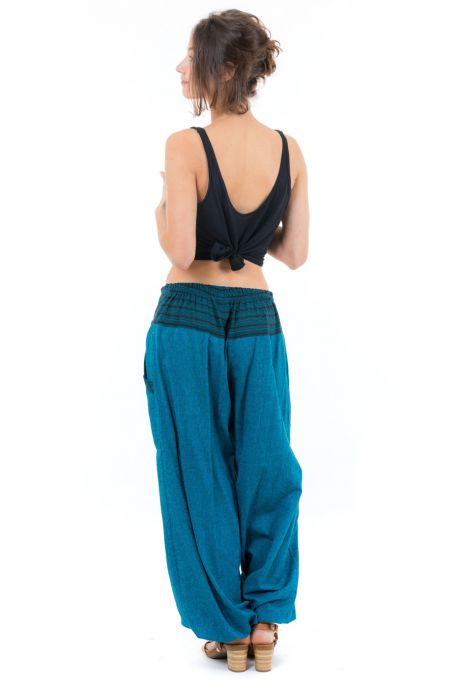 Pantalon aladin ete creme chanvre Ganesh