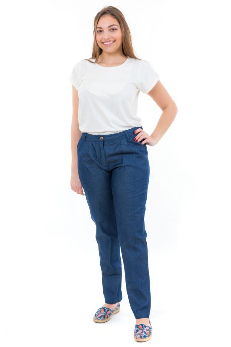 Pantalon hybride marron uni