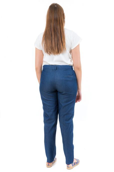 Pantalon hybride marron uni