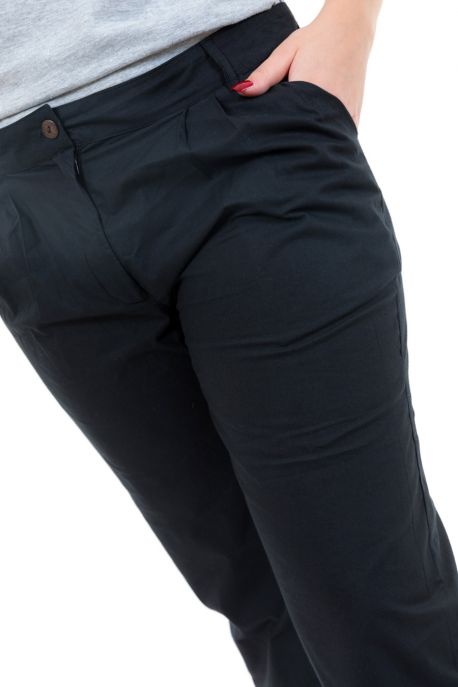 Pantalon hybride marron uni