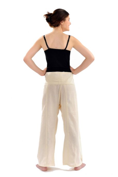 Cream Thai fishing pants