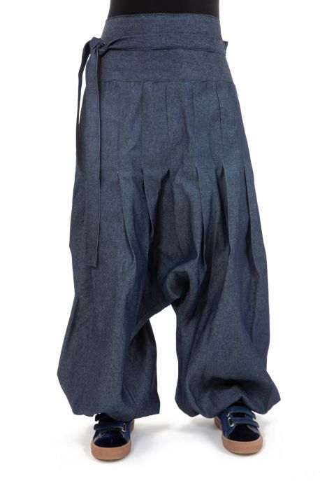Pantalon ethnique Yuma Noir et rouge