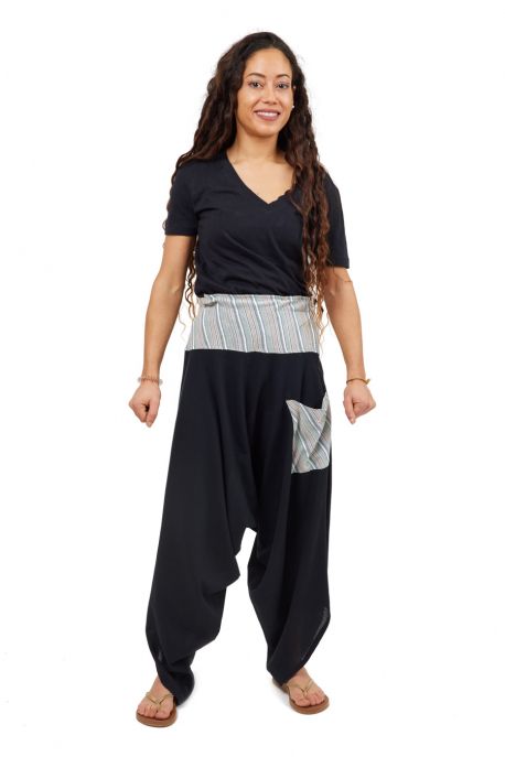 Mixed harem pants denim jean street baba cool  Liam