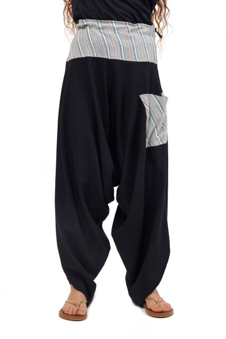 Mixed harem pants denim jean street baba cool  Liam