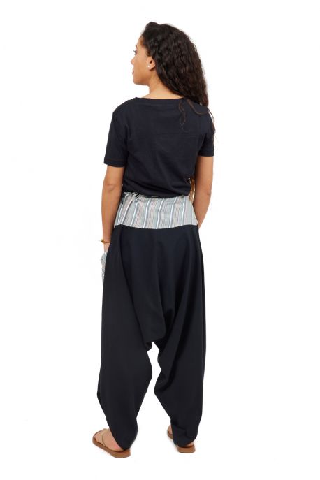 Mixed harem pants denim jean street baba cool  Liam