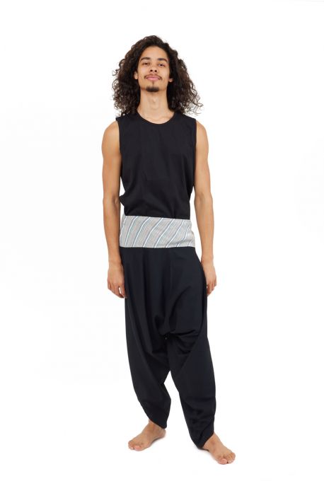 Mixed harem pants denim jean street baba cool  Liam