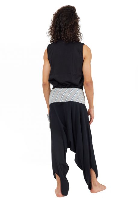 Mixed harem pants denim jean street baba cool  Liam