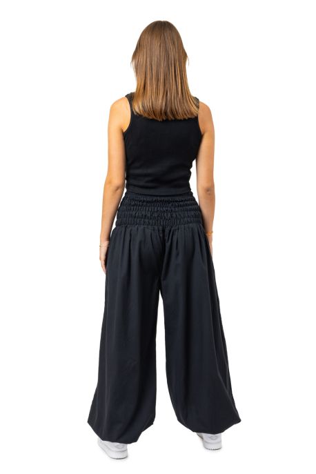 Pantalon elastique bouffant gris chine Kalika