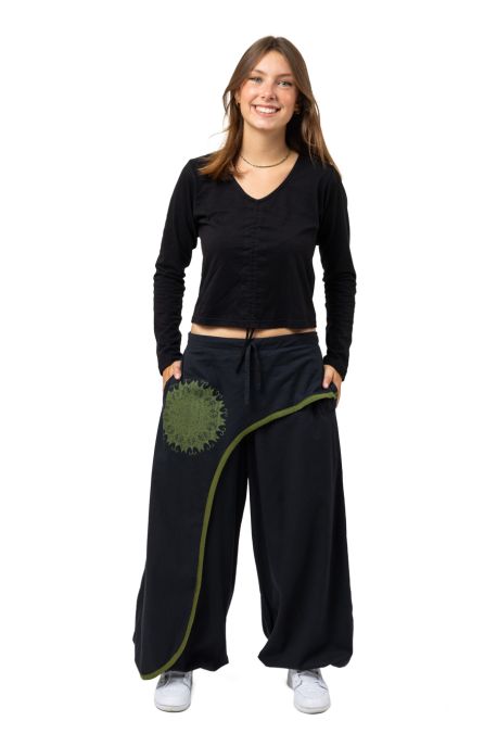 Pantalon ethnik chic cache-tresors