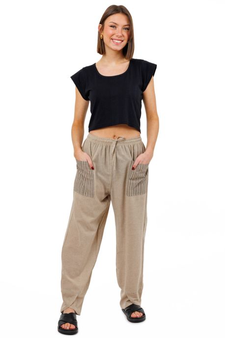 Unisex cotton wide-leg pants Serengeti