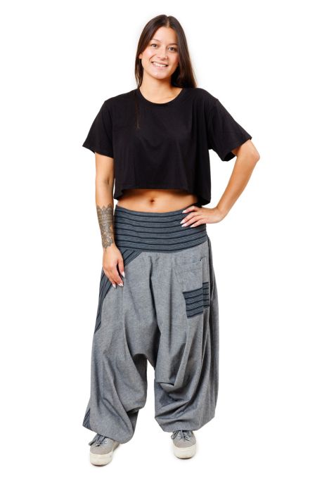 Pantalon bouffant aladin ceinture élastique Pymebele