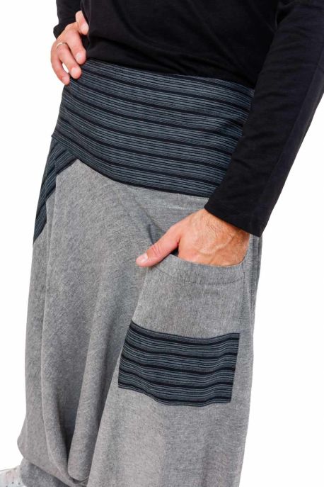 Pantalon bouffant aladin ceinture élastique Pymebele