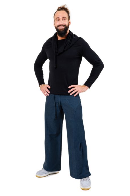 Pantalon hybride homme femme gris souris