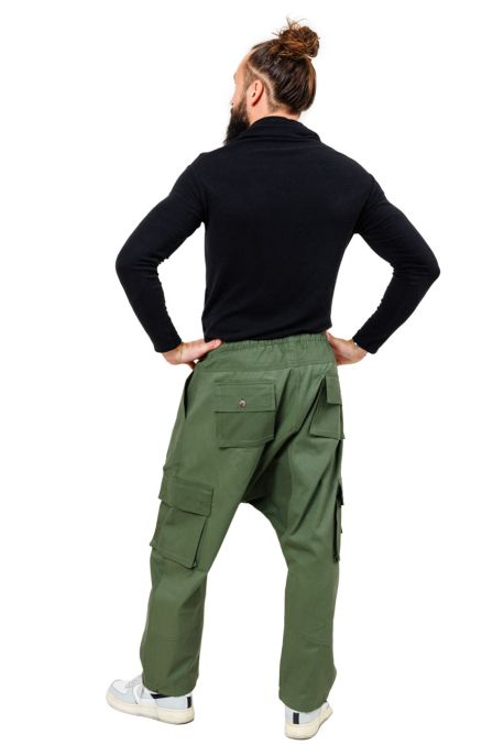 Pantalon Sarouel Cargo Unisexe Gothique Baron Nocturne