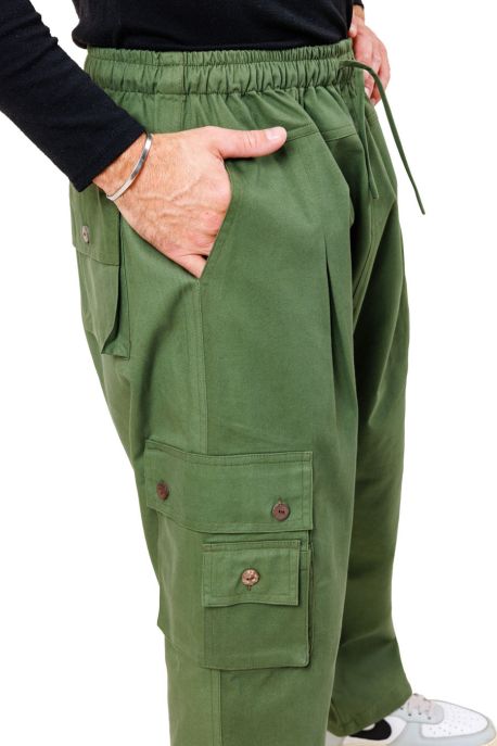 Pantalon Sarouel Cargo Unisexe Gothique Baron Nocturne