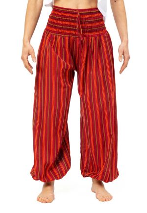 Pantalon sarouel elastique mixte White Zoulou