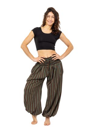Pantalon sarouel elastique mixte White Zoulou