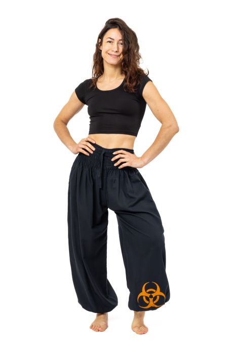 Pantalon sarouel bouffant mixte kaki Forest zen