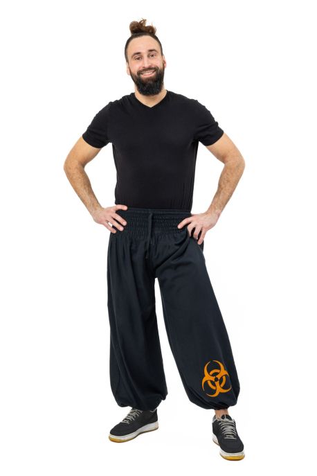 Pantalon sarouel bouffant mixte kaki Forest zen