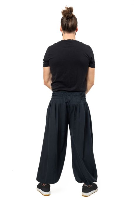 Pantalon sarouel bouffant mixte kaki Forest zen