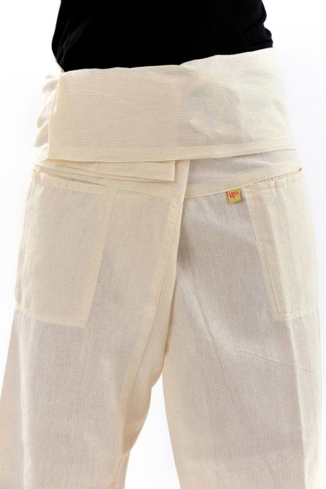Cream Thai fishing pants