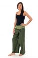 Khaki green with green stripes