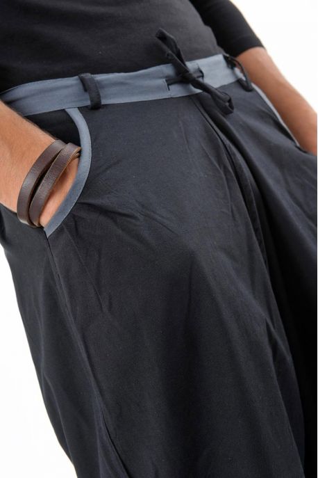 Pradip men's pants Black and grey