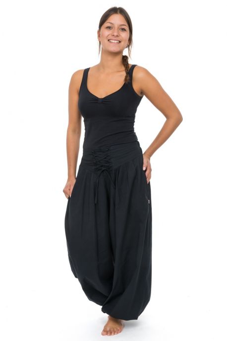 Pantalon ethnik Véo petits fils marron