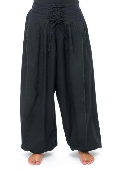 Pantalon ethnik Véo petits fils marron