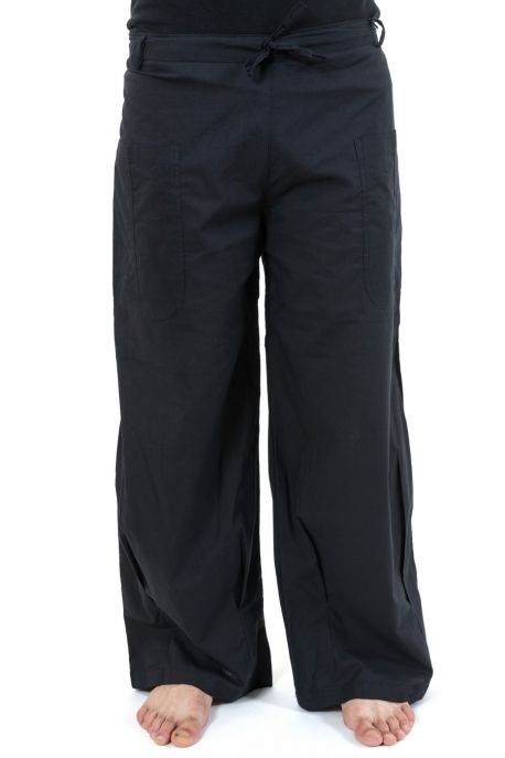 Pantalon elastique bouffant gris chine Kalika
