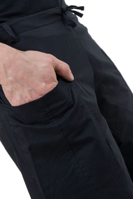 Pantalon elastique bouffant gris chine Kalika