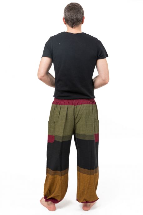 Sarouel homme femme bouffant psychedelic